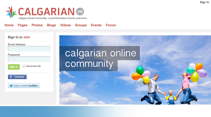 Calgarian Social Network